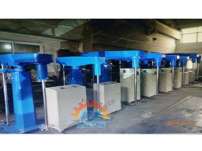 分散機(jī)完成，交付使用